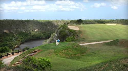 Dye Fore Chavon course view